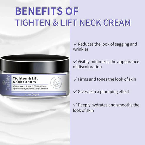 Cassidy - Skin Tighten & Lift Neck Cream( Buy 1 Get 1 Free )